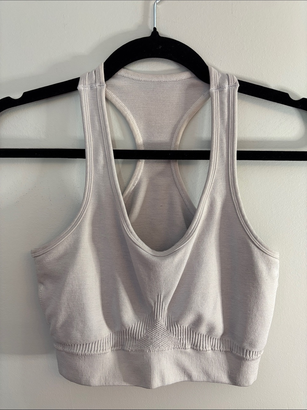 Alphalete white sports bra